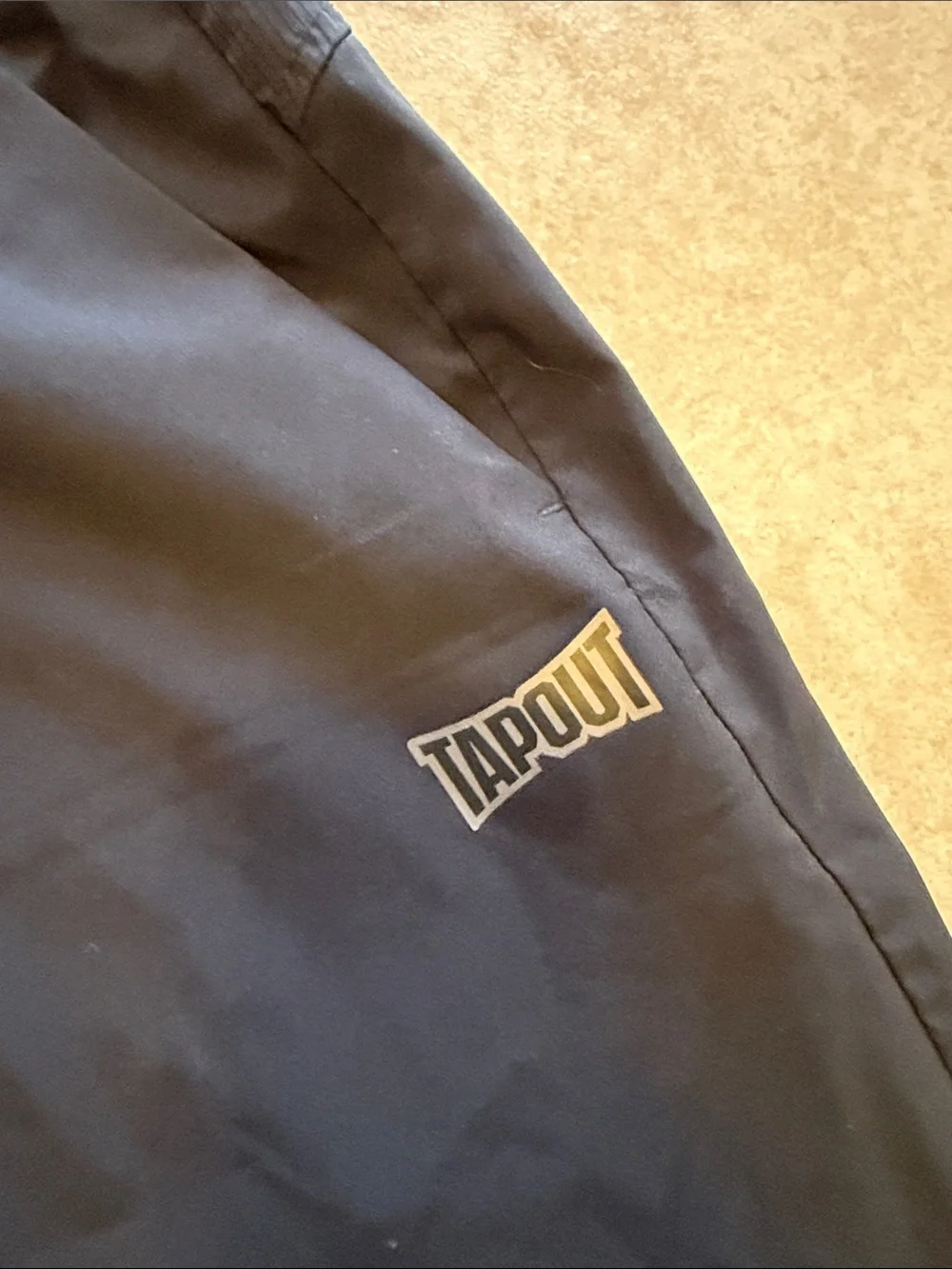 Tapout Black Men's Jogger Track Pants